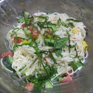 夏野菜たっぷり☆冷パスタ☆